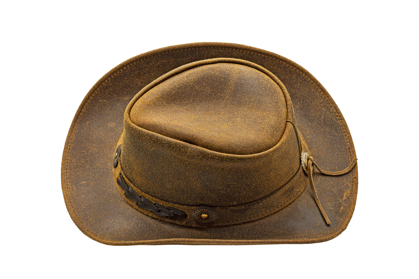 leather cowboy hat western style shapeable as outback best gift for men women him her mom dad boyfriend girlfriend friends