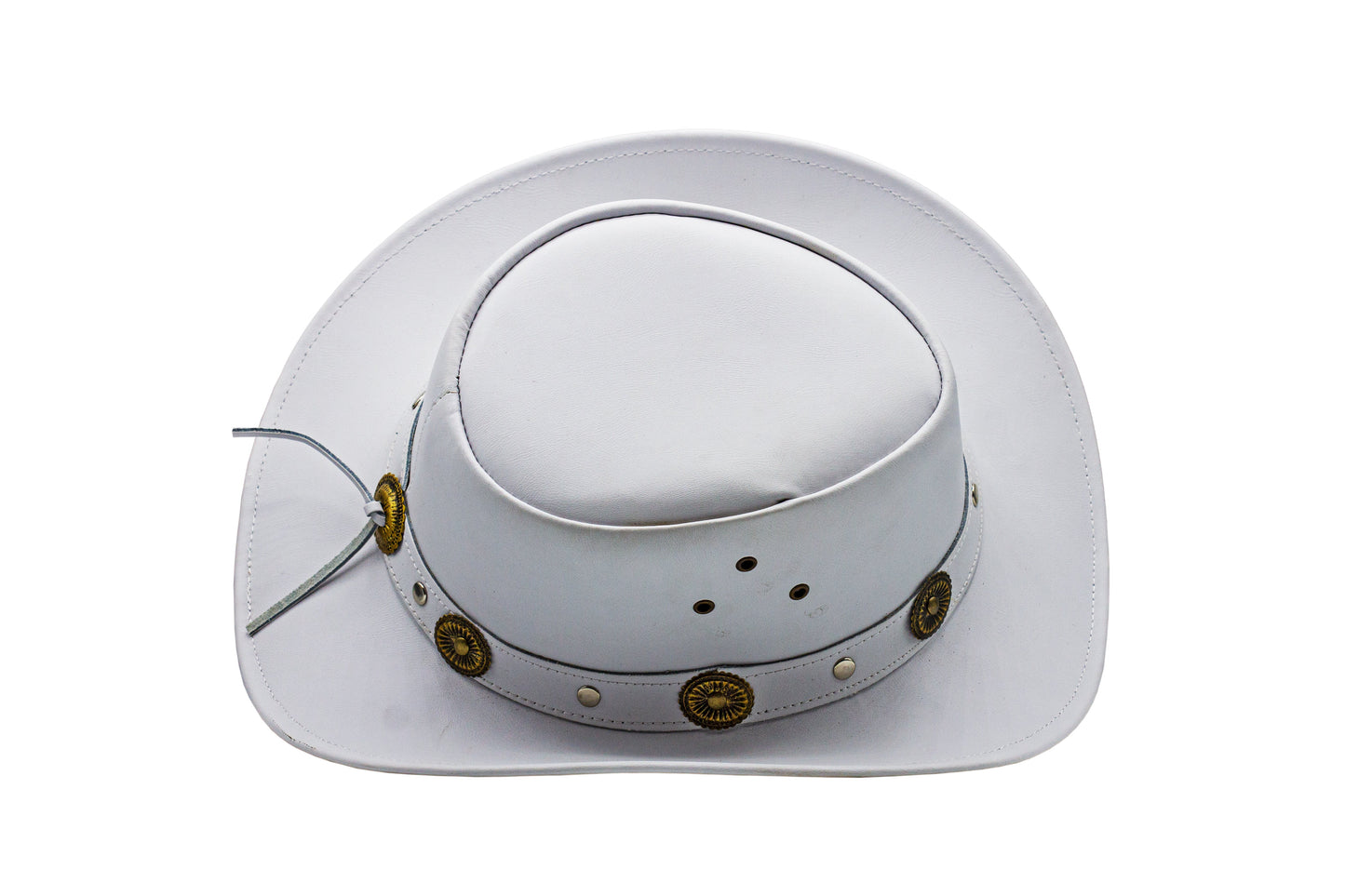 white leather cowboy hat western style shapeable as outback best gift for men women him her mom dad boyfriend girlfriend friends