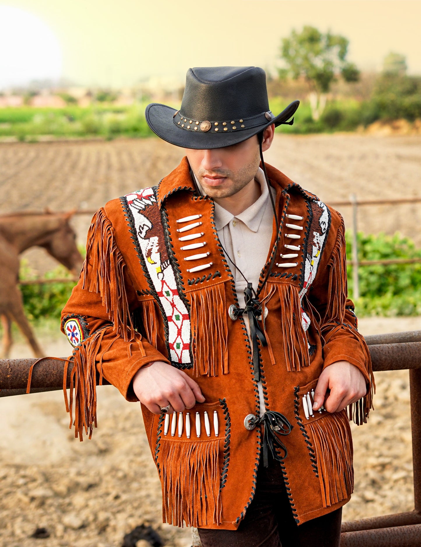 leather cowboy hat Australian style shapeable as outback best gift for teenage boys girls Christmas grandma grandpa