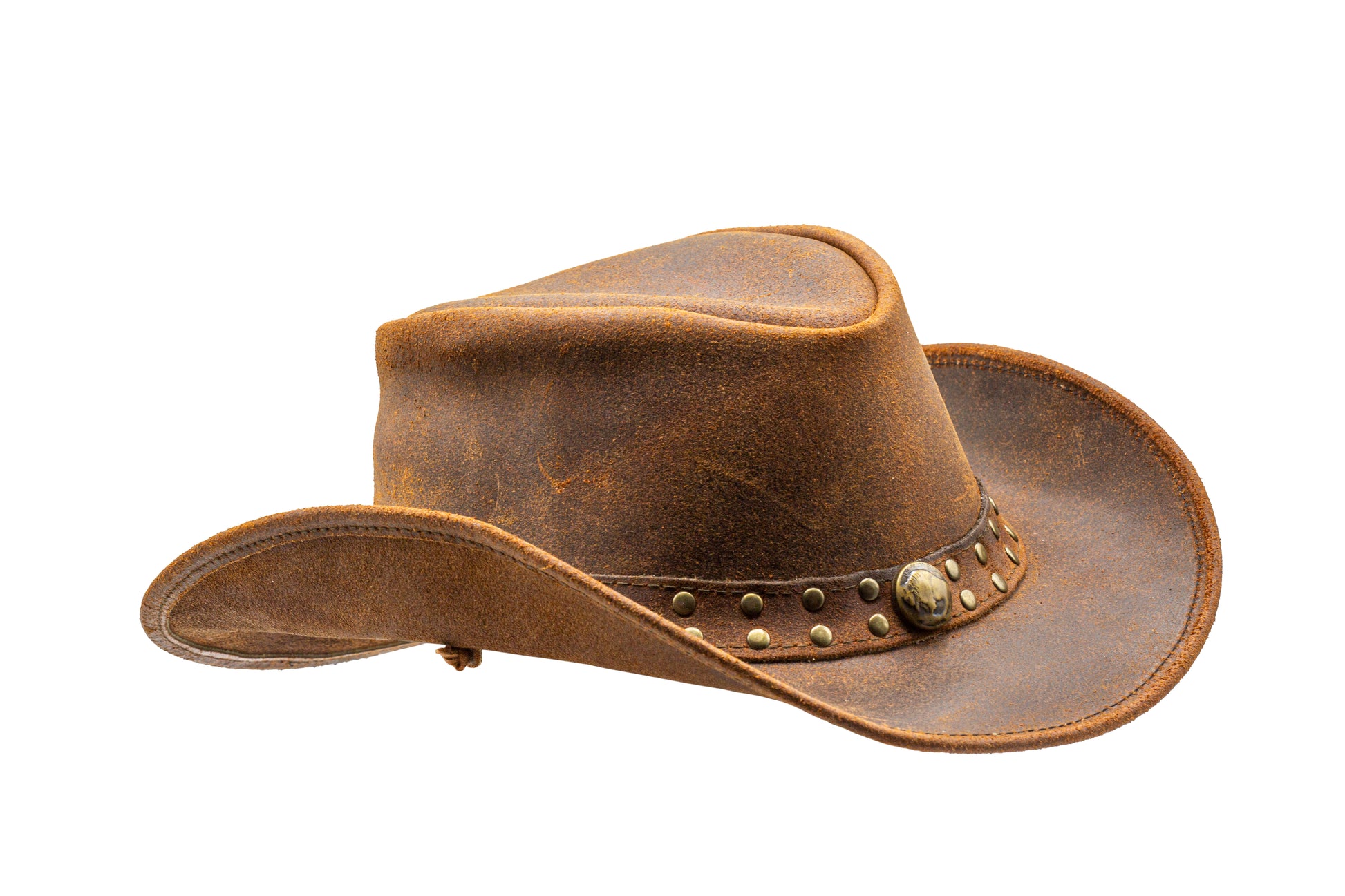 red leather cowboy hat western style shapeable as outback best gift for men women him her mom dad boyfriend girlfriend friends