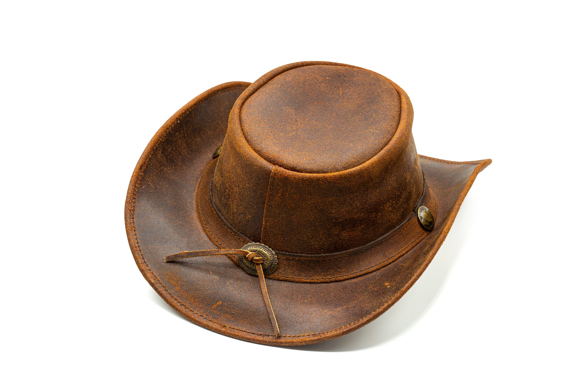 leather cowboy hat western style shapeable as outback best gift for men women him her mom dad boyfriend girlfriend friends