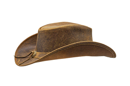 leather cowboy hat Australian style shapeable as outback best gift for teenage boys girls Christmas grandma grandpa