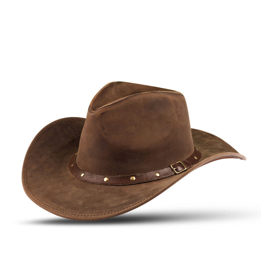 PURE LEATHER HAT BY HADZAM