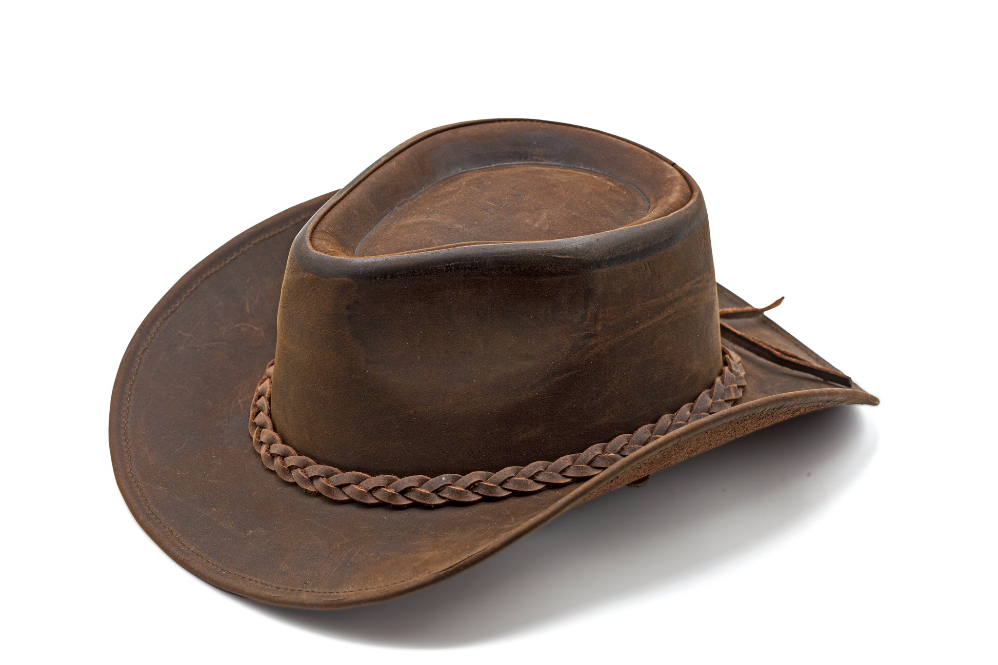 leather cowboy hat Australian style shapeable as outback best gift for teenage boys girls Christmas grandma grandpa